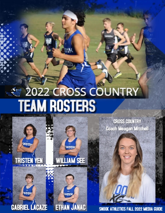 2022 Cross Country Roster | PosterMyWall