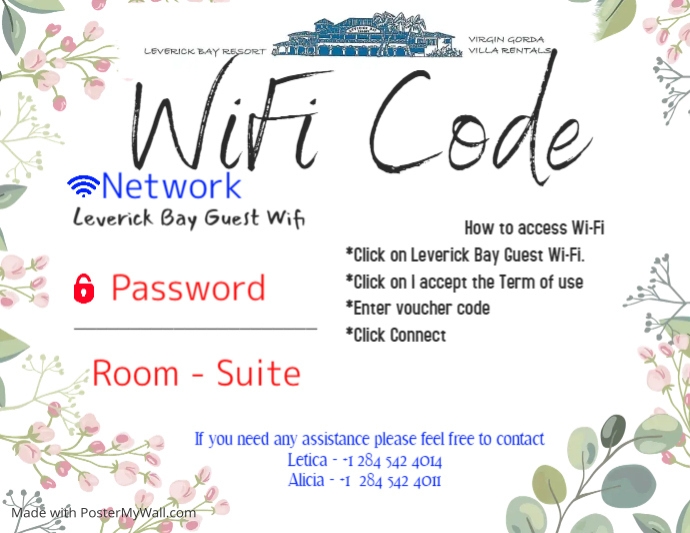 Copy of wifi access template design | PosterMyWall