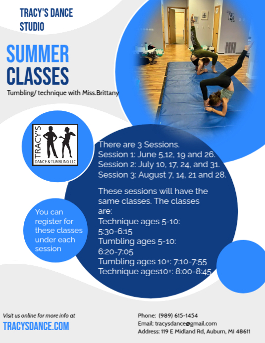 Summer Classes | PosterMyWall