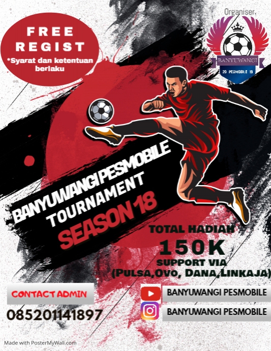 Copy of Salinan Soccer Futsal Tournament Flyer Poster | PosterMyWall