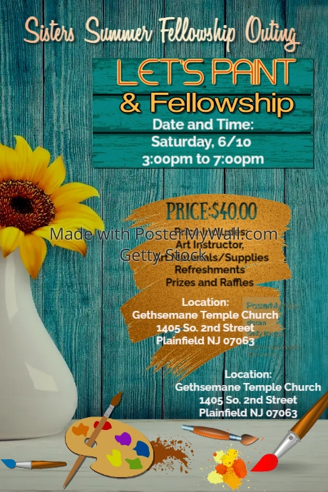 Paint Night Poster | PosterMyWall