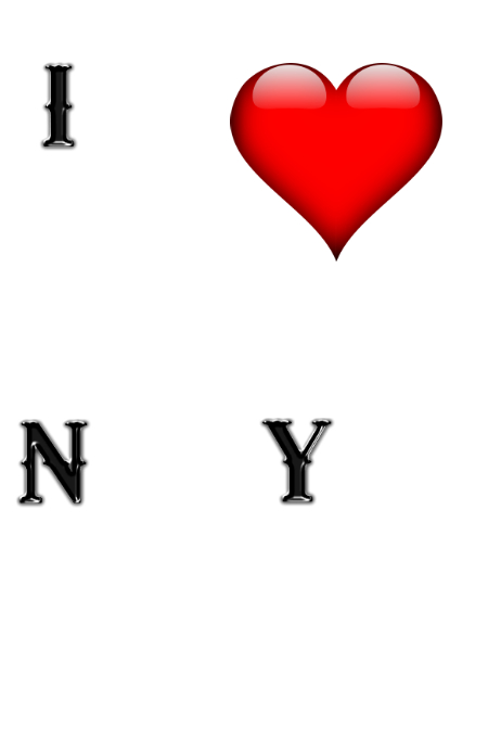 I Love NY Poster template