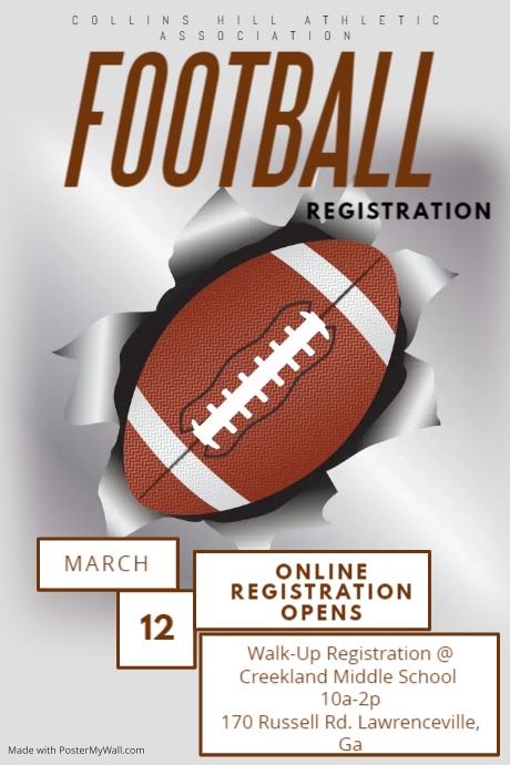 Copy of Football Flyer Template | PosterMyWall