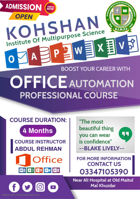 Professional Course Flyer Design | PosterMyWall