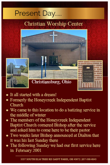 30th Anniversary-CWC Present Day | PosterMyWall