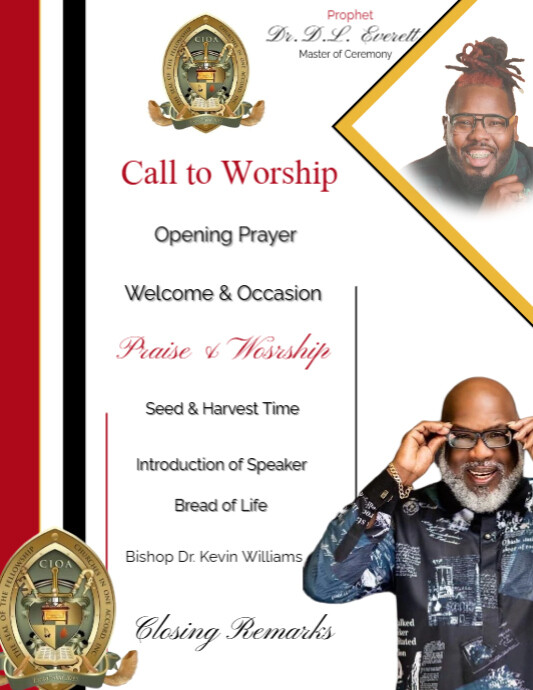 Prophet Program Copy of Prophet J Program (2) | PosterMyWall