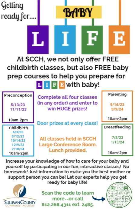 Childbirth Class Layout draft 2 Childbirth Classes Baby Prep Grant (1) | PosterMyWall