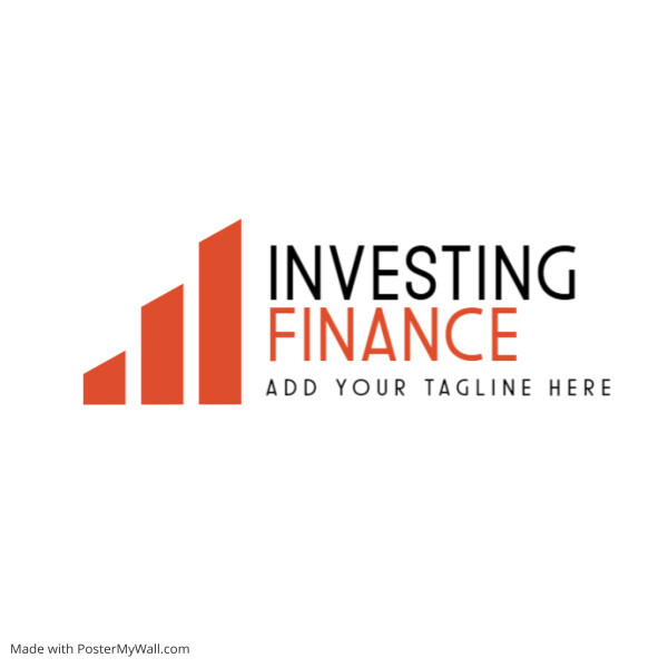 black and orange investing logo