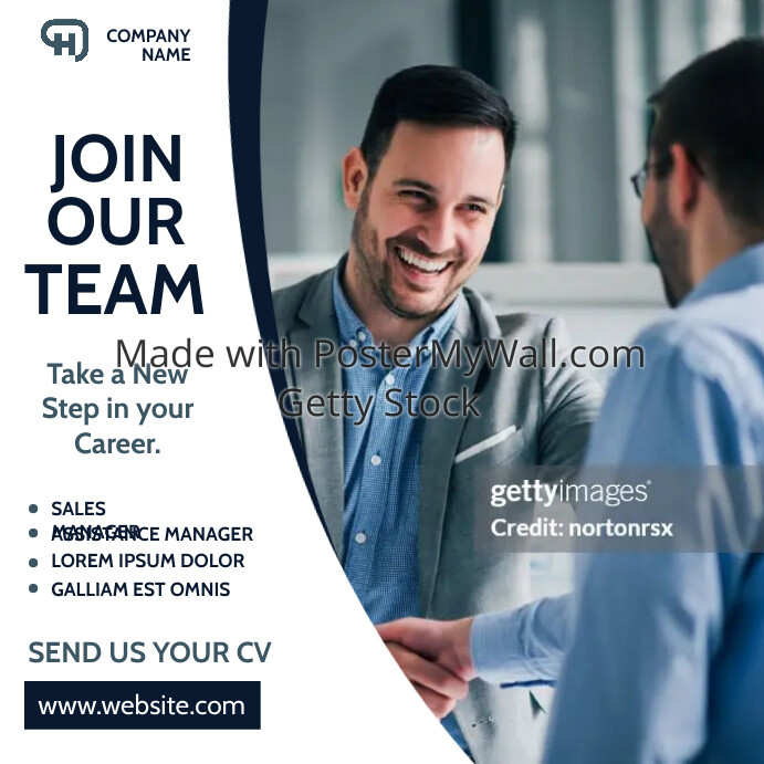 hiring generic corporate banner advetising