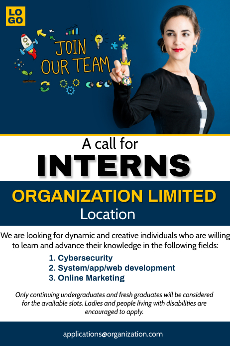 Intern Poster Examples Internship Poster Template : 85 Best Internship-Themed Templates – CGNPEB