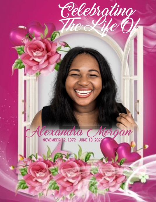 Custom Pink Memorial Photo Button - Personalized With Name & Dates, In Loving Memory Keepsake For Funeral Or Tribute