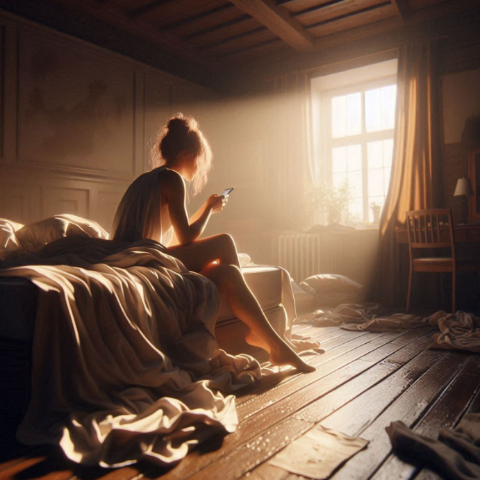 A hyper-realistic scene of an early morning routine Template | PosterMyWall