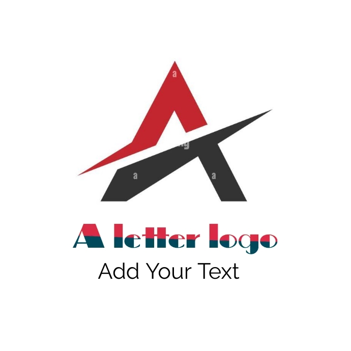 A letter logo design template. | PosterMyWall