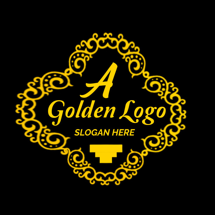 A logo, luxury logo, anniversary logo template