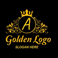 A logo, luxury logo, anniversary logo Logotipo template