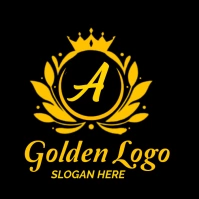 A logo, luxury logo, anniversary logo Logotipo template