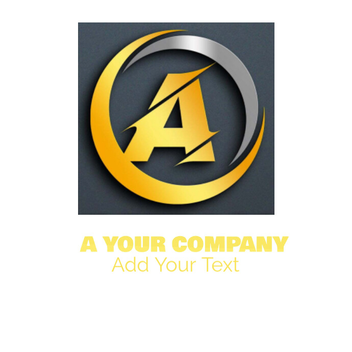 A Logo - Free Vectors & PSDs to Download Template | PosterMyWall