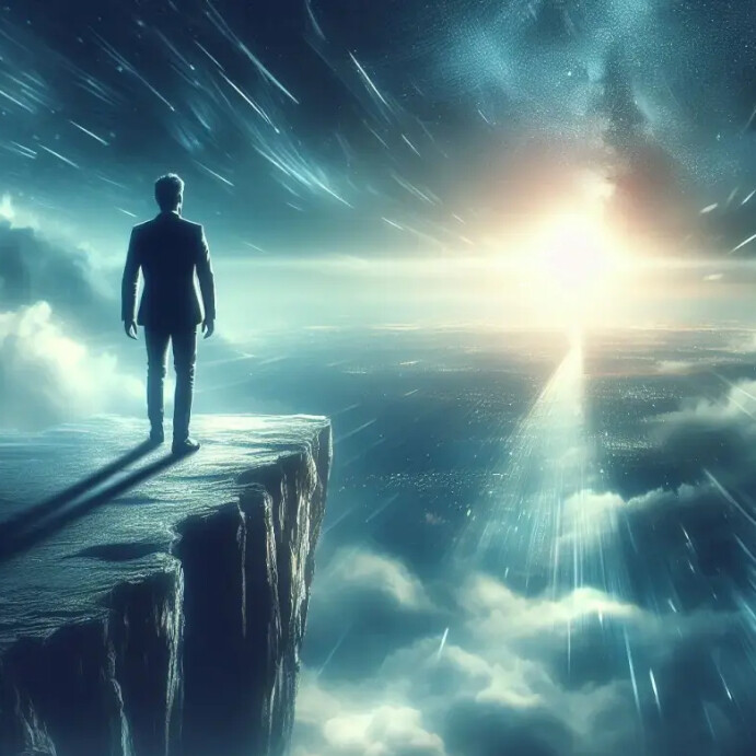 A Man on a cliff Template | PosterMyWall