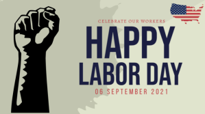 Gris Labor Day Celebration Digital Display Template