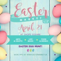 Easter Market Ad Instagram Image template