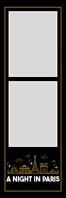 A Night In Paris 2x6 Photo Frame Template Spanduk 2' × 6'