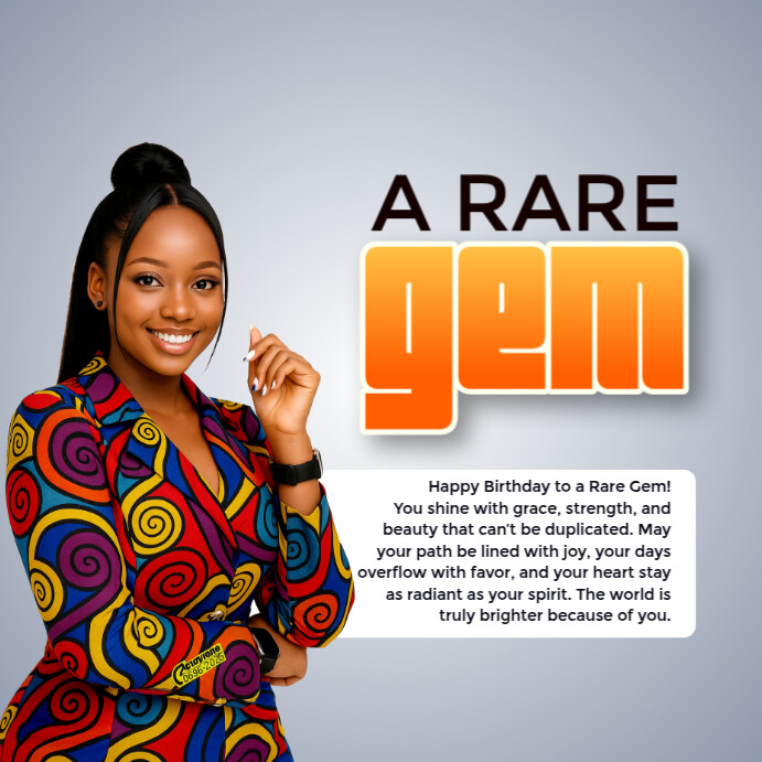A rare gem, birthday, plus one, happy birthday, glorious birthday