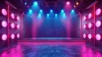 A Stage Lighting System Blog Header template