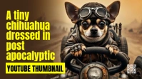 A tiny chihuahua dressed Gambar Mini YouTube template