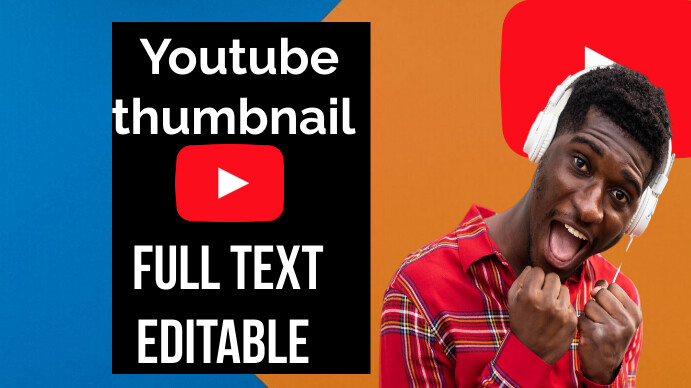 A youtube thumbnail YouTube-Miniaturansicht template