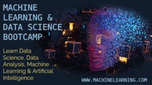 Black Machine Learning Bootcamp Digital Display Template