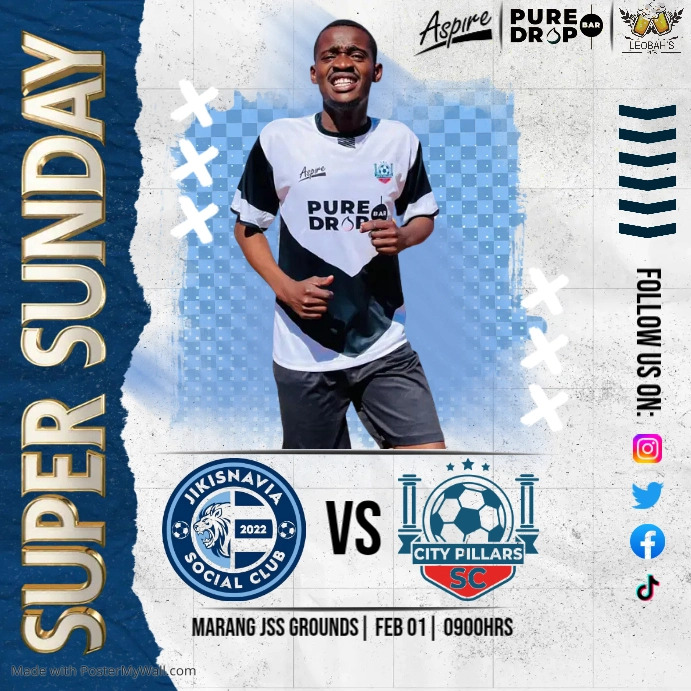 Soccer Game Schedule | PosterMyWall