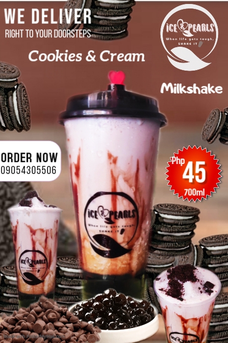 Copy of Milkshake Delivery | PosterMyWall