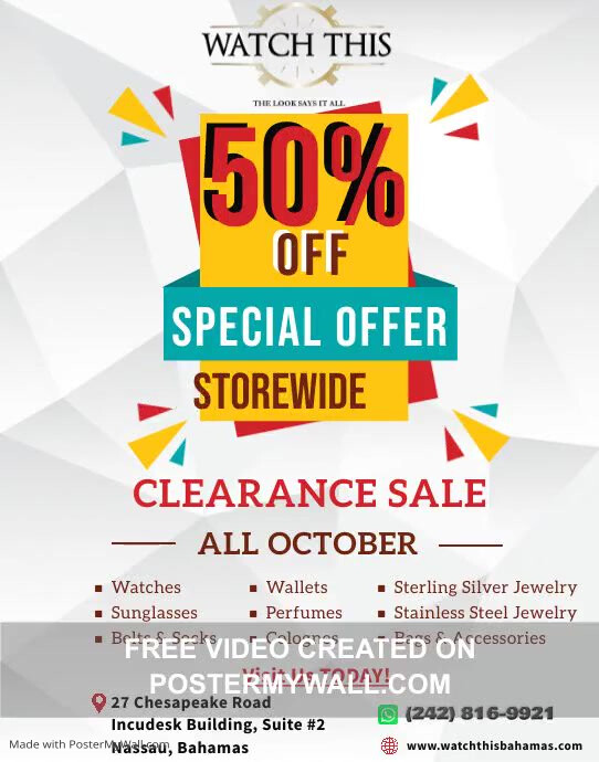 Copy of SALES VIDEO TEMPLATE.C | PosterMyWall