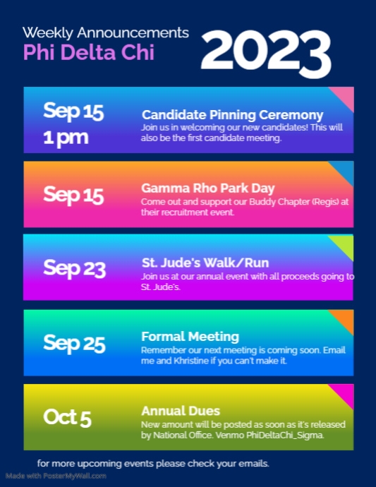 Events 2022 Flyer Poster PosterMyWall