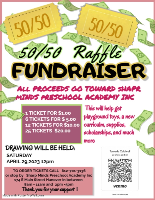 50/50 Raffle (1) | PosterMyWall