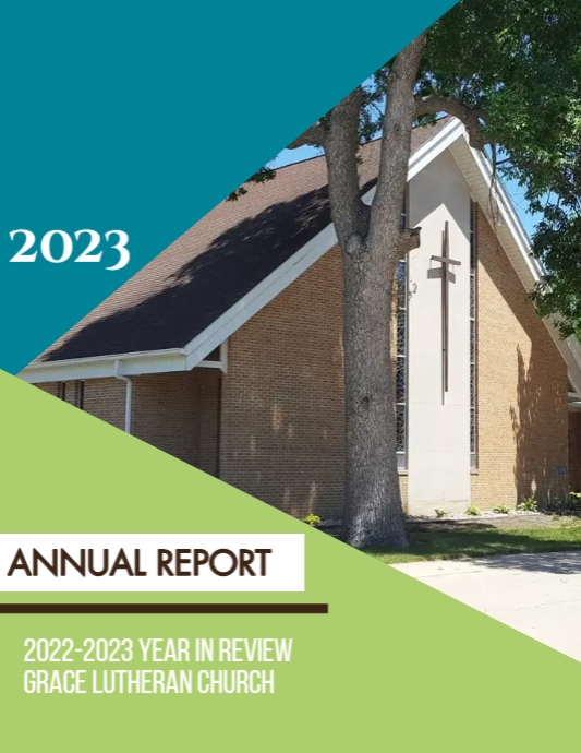 Church Annual Report Cover Page (1) Flyer (US Letter) template