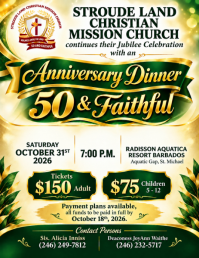 50th Anniversary Dinner