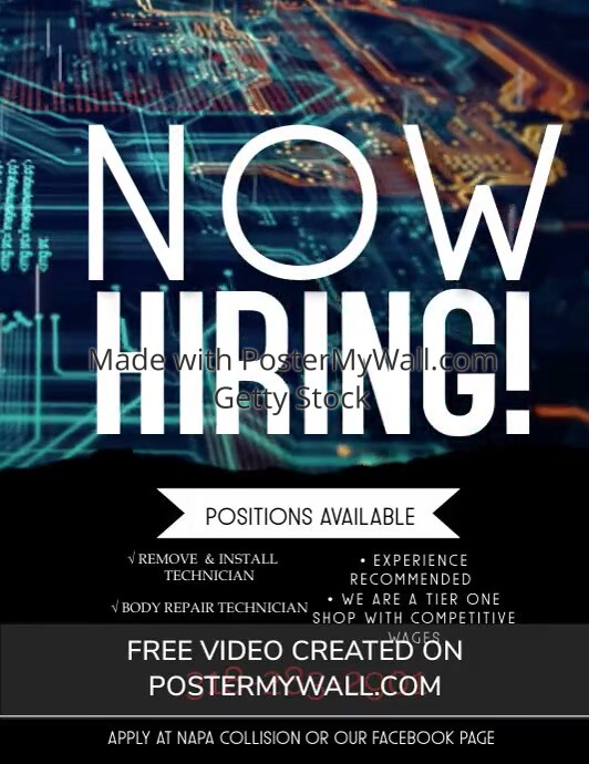 Computer Hiring Ads Flyer Ad | PosterMyWall