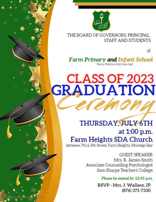 Copy of Graduation Ceremony 2023 | PosterMyWall