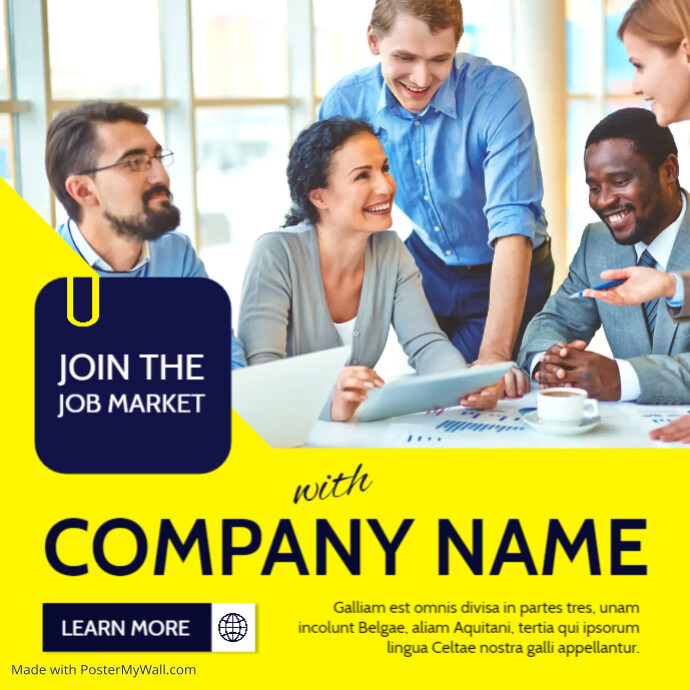 simple human resources advertising template d