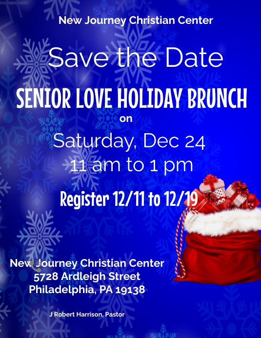 Holiday Gift Drive Volantino (US Letter) template