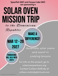 Solar Oven Mission Trip