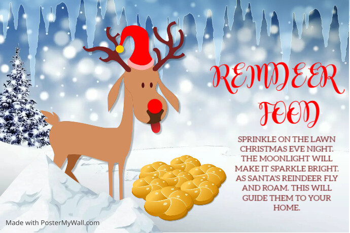 Breakfast With Rudolph Invitation | PosterMyWall