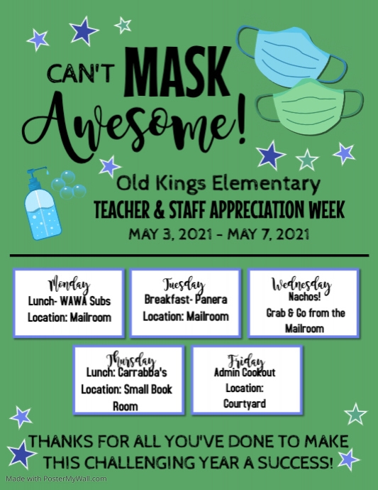 Copy of Teacher Appreciation Week 2021 PosterMyWall