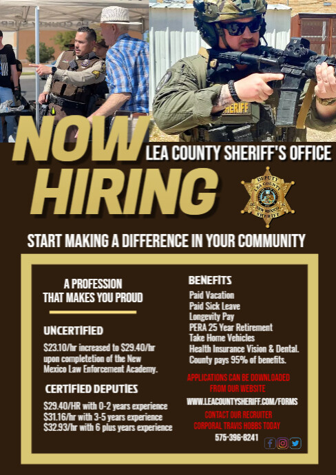 Police Recruitment Flyer Template | PosterMyWall
