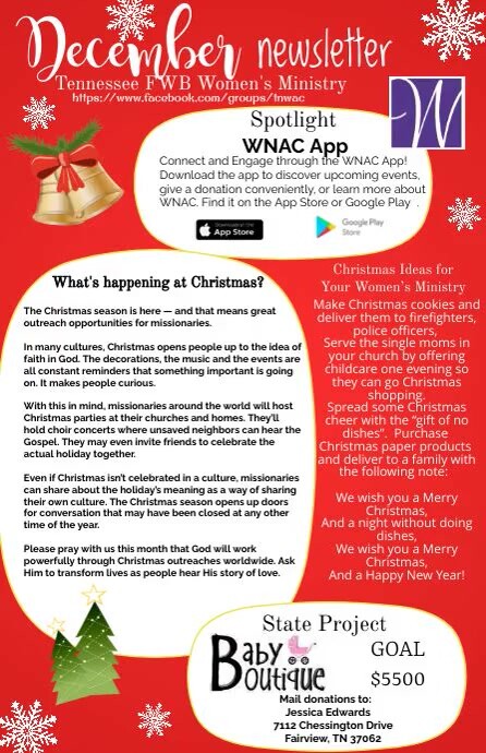 December Newsletter Intro Newsletter, December | PosterMyWall