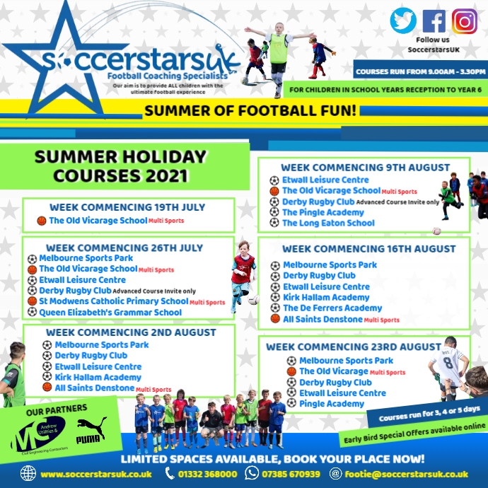 Copy of Final Summer Schedule | PosterMyWall