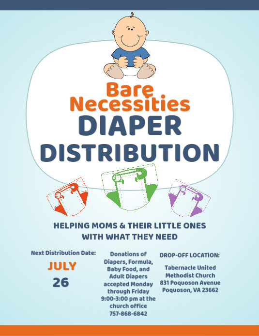 Diaper Drive Flyer PosterMyWall