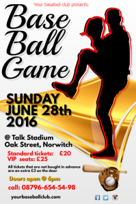 Baseball Flyer Template | PosterMyWall