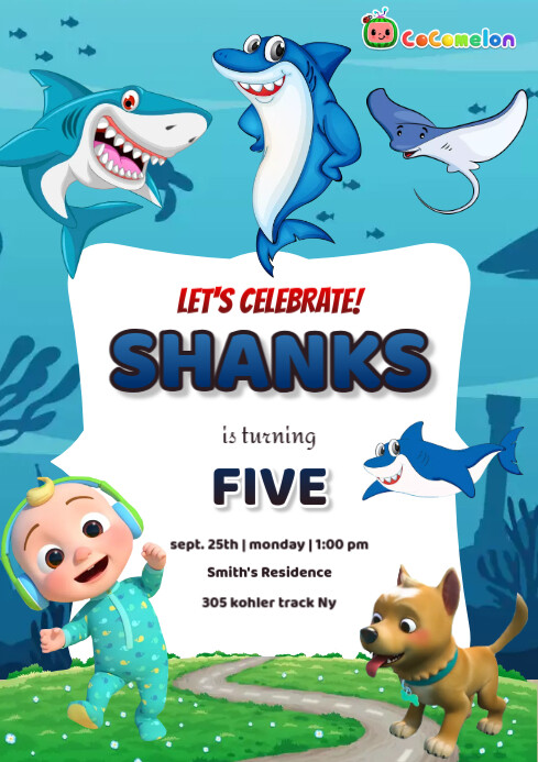 A4 Birthday Template PosterMyWall